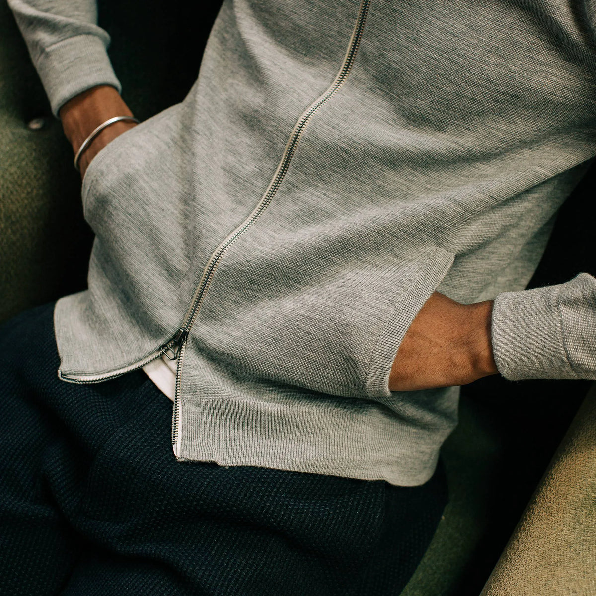 The Portola Hoodie in Aluminum