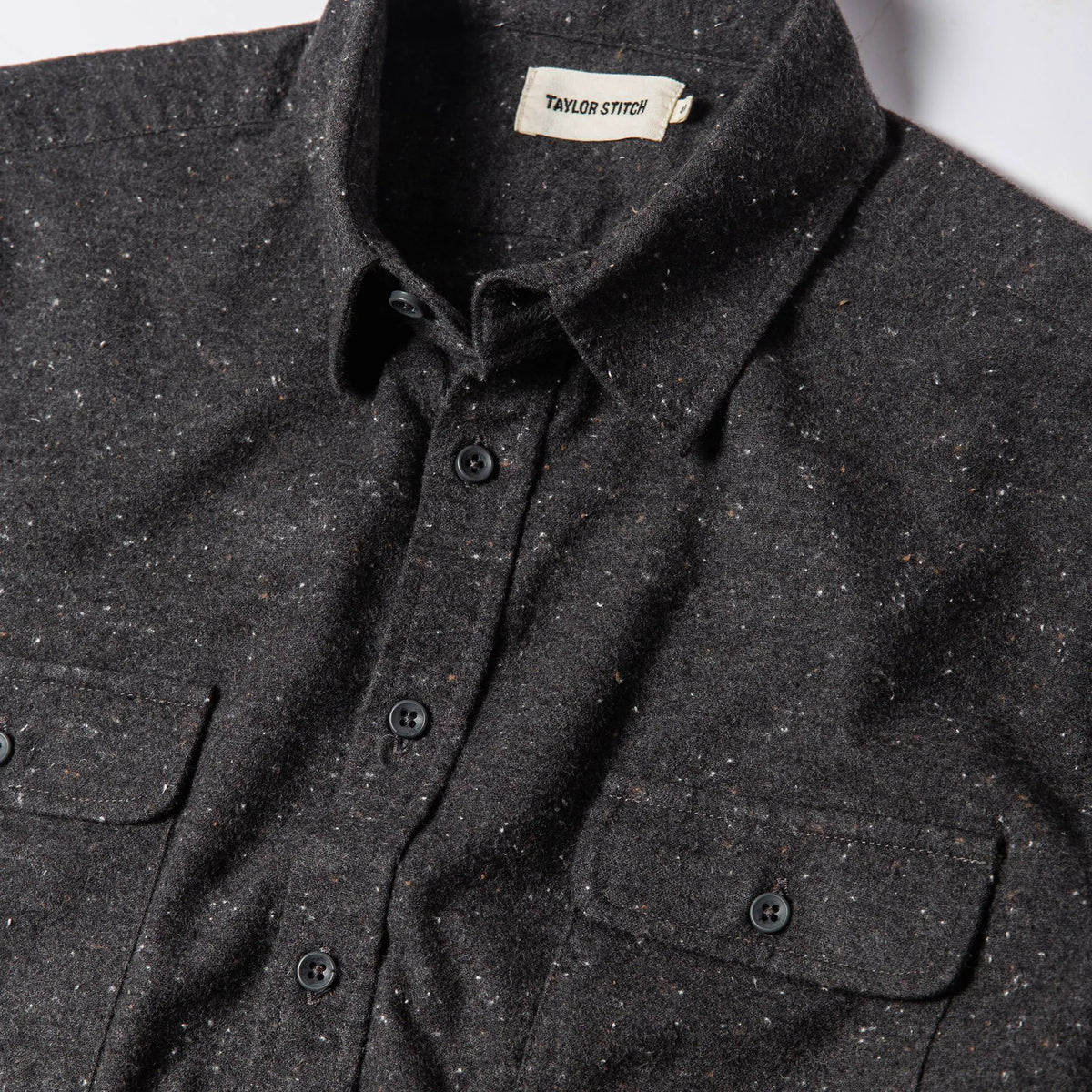 The Yosemite Shirt in Charcoal Donegal