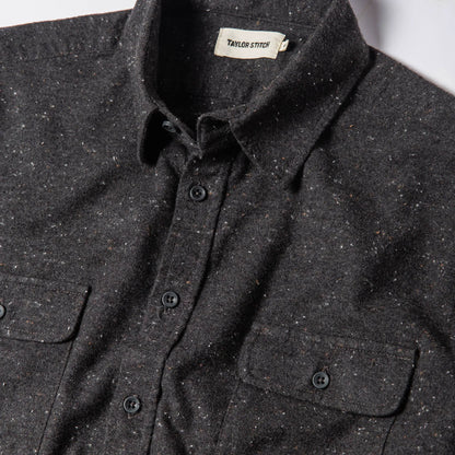 The Yosemite Shirt in Charcoal Donegal
