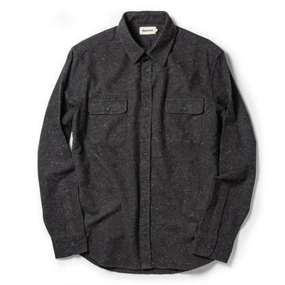 The Yosemite Shirt in Charcoal Donegal