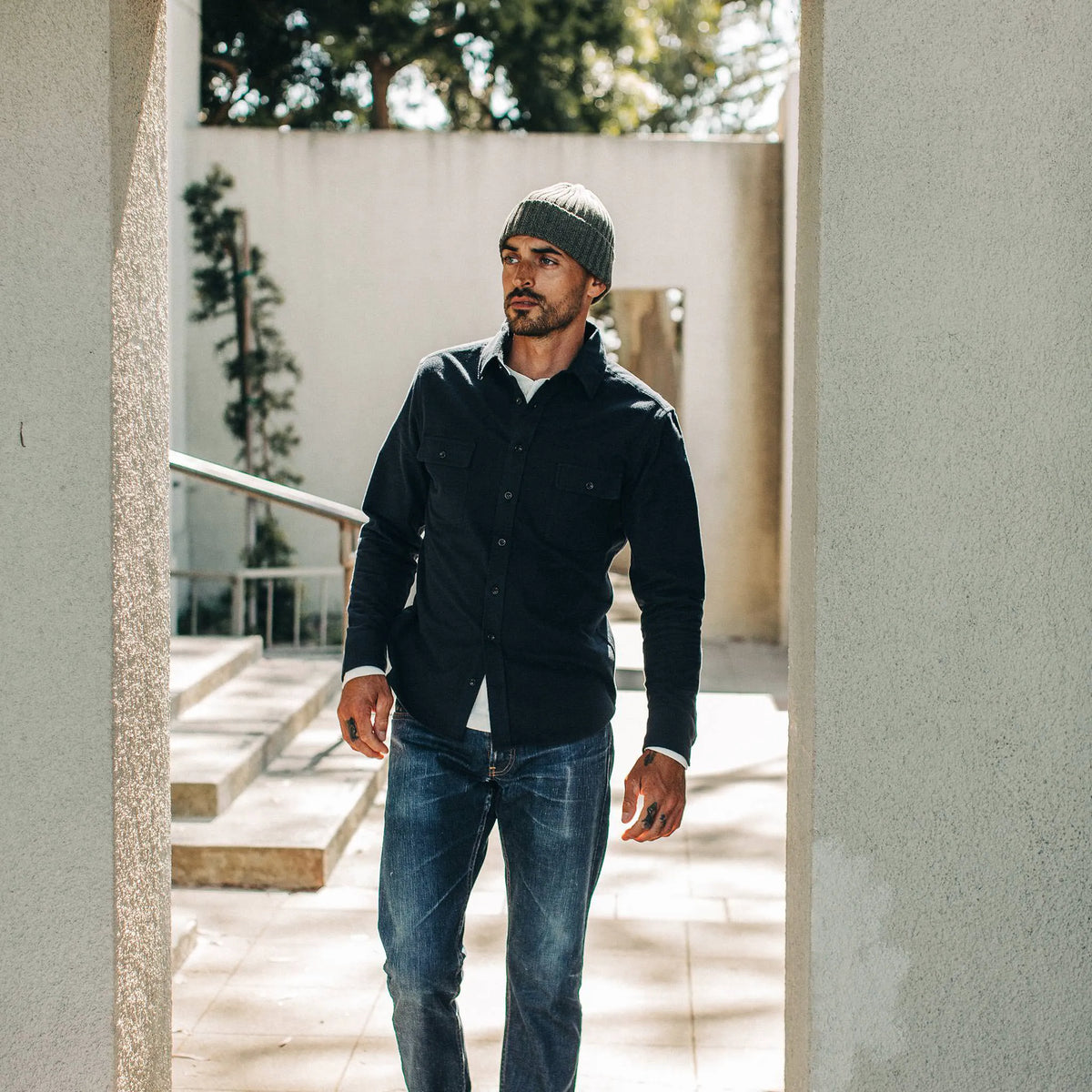 The Yosemite Shirt in Midnight