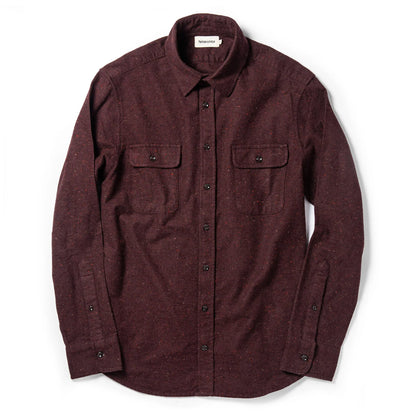 The Yosemite Shirt in Nutmeg Donegal