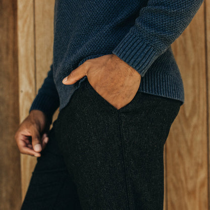 The Carmel Pant in Dark Charcoal