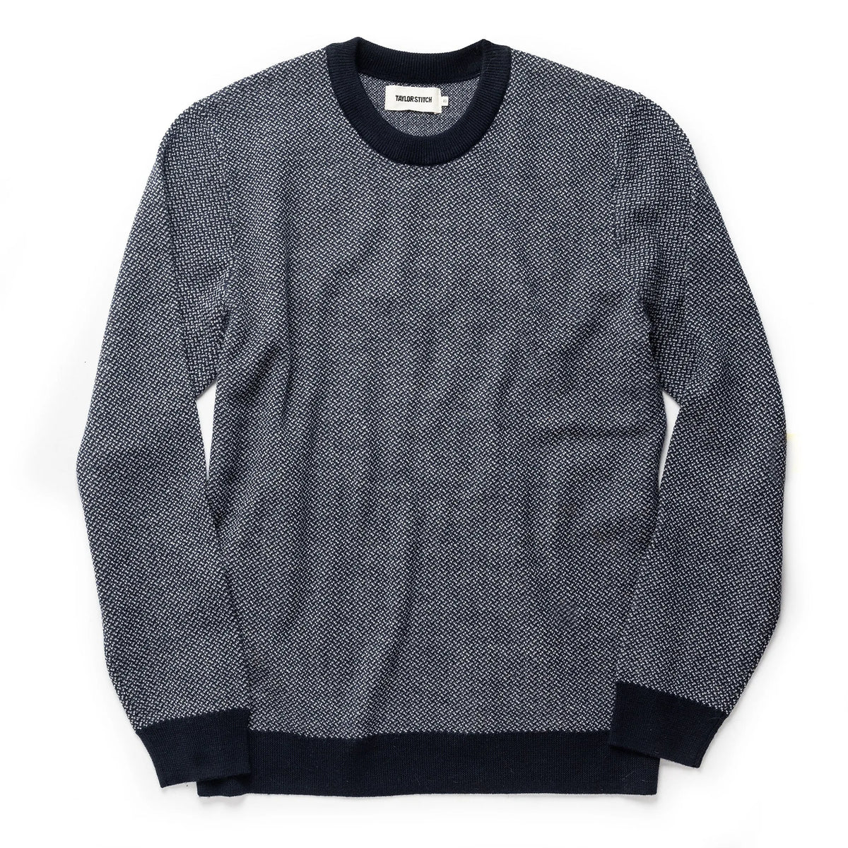 The Everett Sweater in Navy Birdseye
