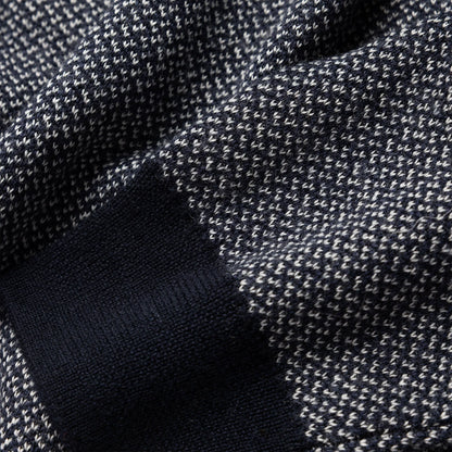 The Everett Sweater in Navy Birdseye