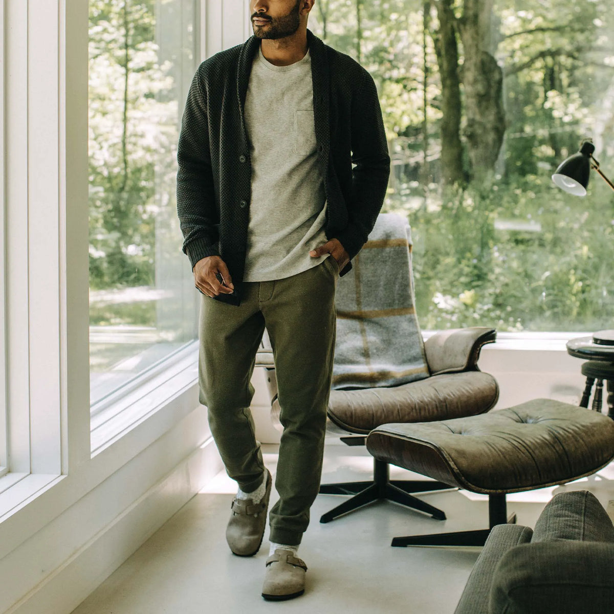 The Fillmore Pant in Cypress Terry
