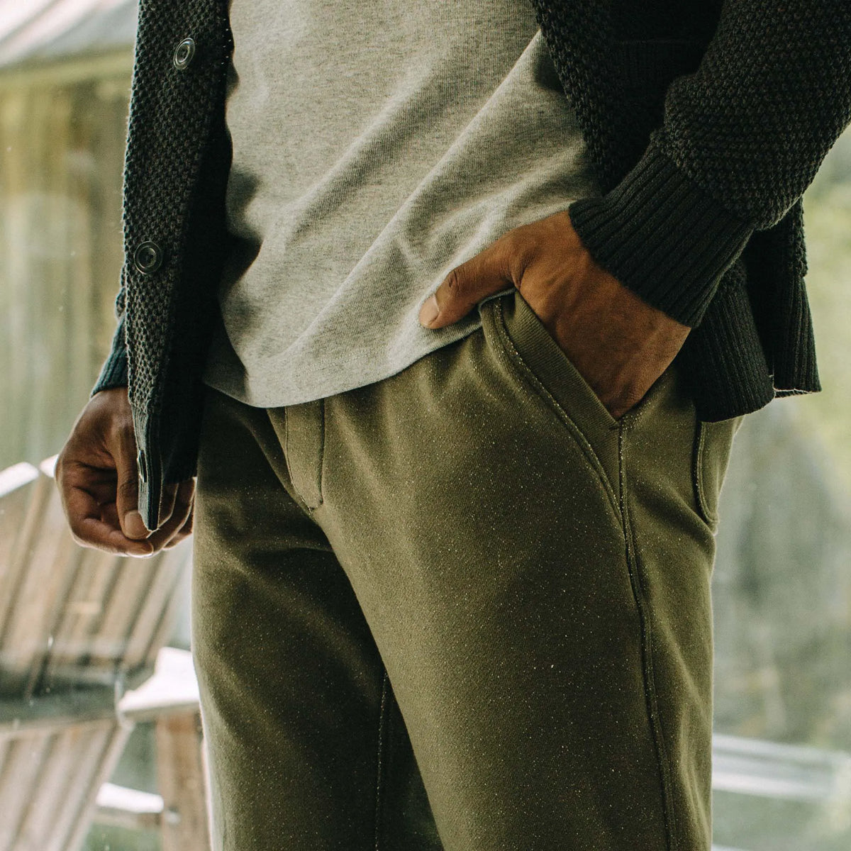 The Fillmore Pant in Cypress Terry