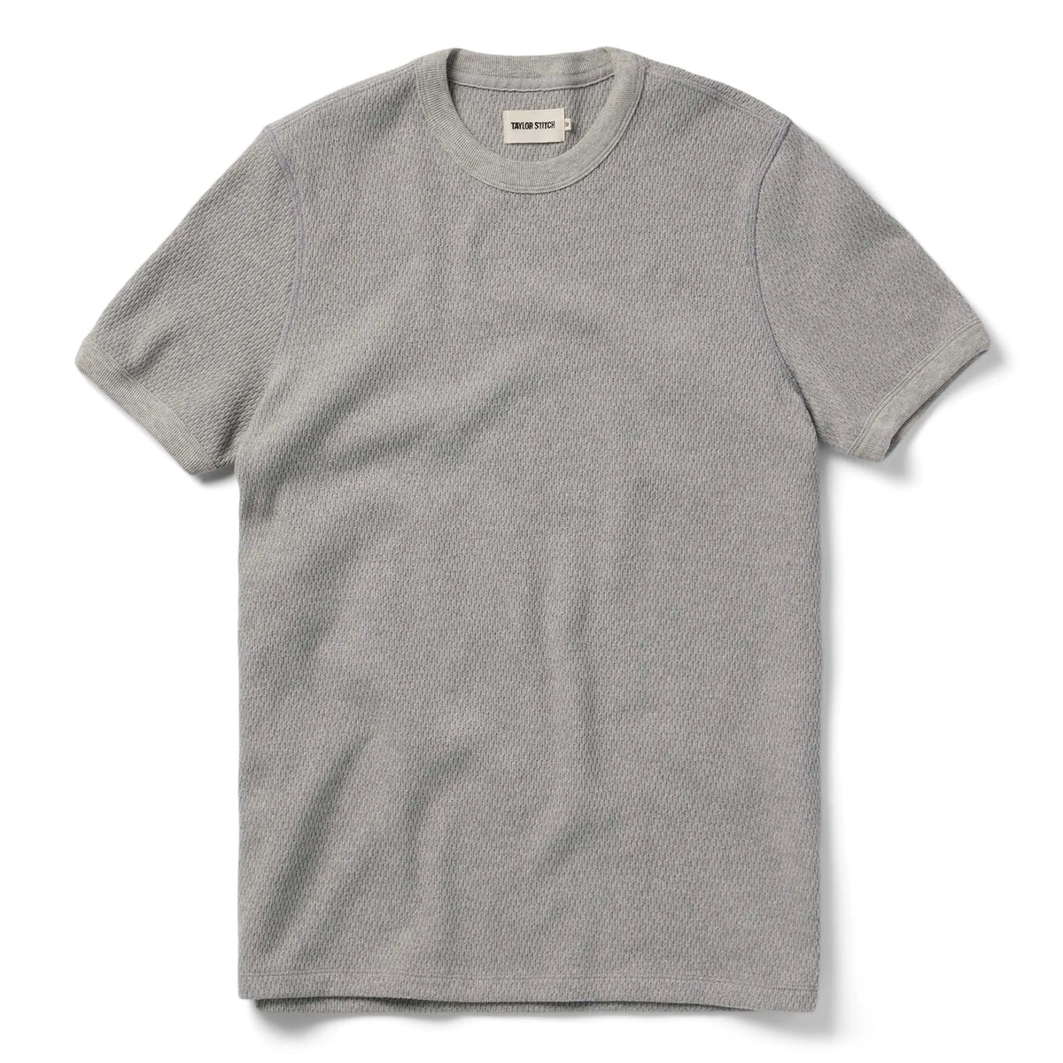 The Heavy Bag Waffle Short Sleeve in Aluminum