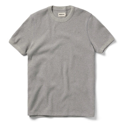The Heavy Bag Waffle Short Sleeve in Aluminum