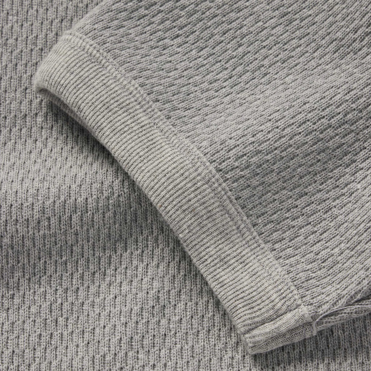 The Heavy Bag Waffle Short Sleeve in Aluminum