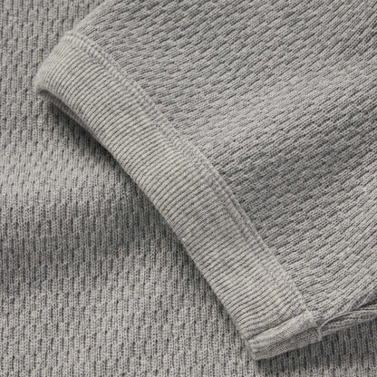 The Heavy Bag Waffle Short Sleeve in Aluminum