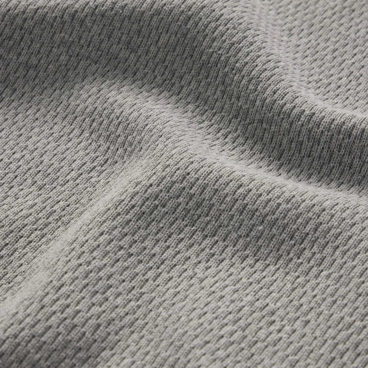 The Heavy Bag Waffle Short Sleeve in Aluminum