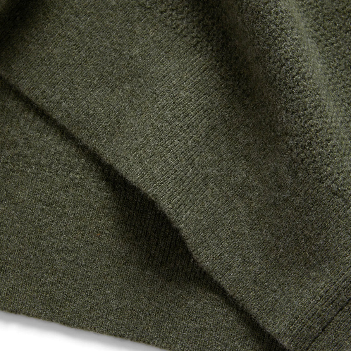 The Hudson Sweater in Heather Green