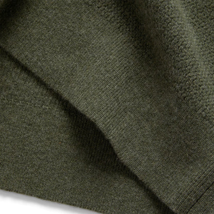 The Hudson Sweater in Heather Green