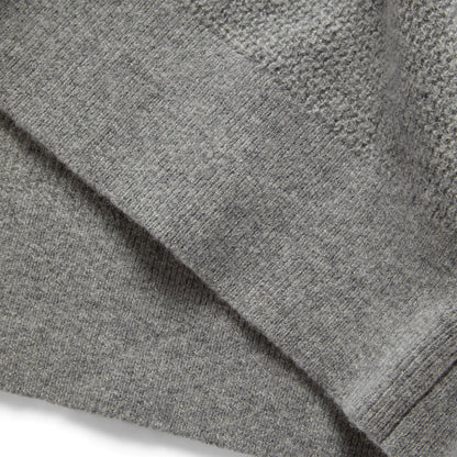 The Hudson Sweater in Heather Grey