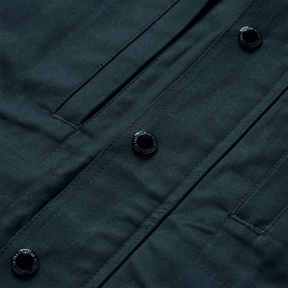 The Pathfinder Jacket in Navy Dry Wax