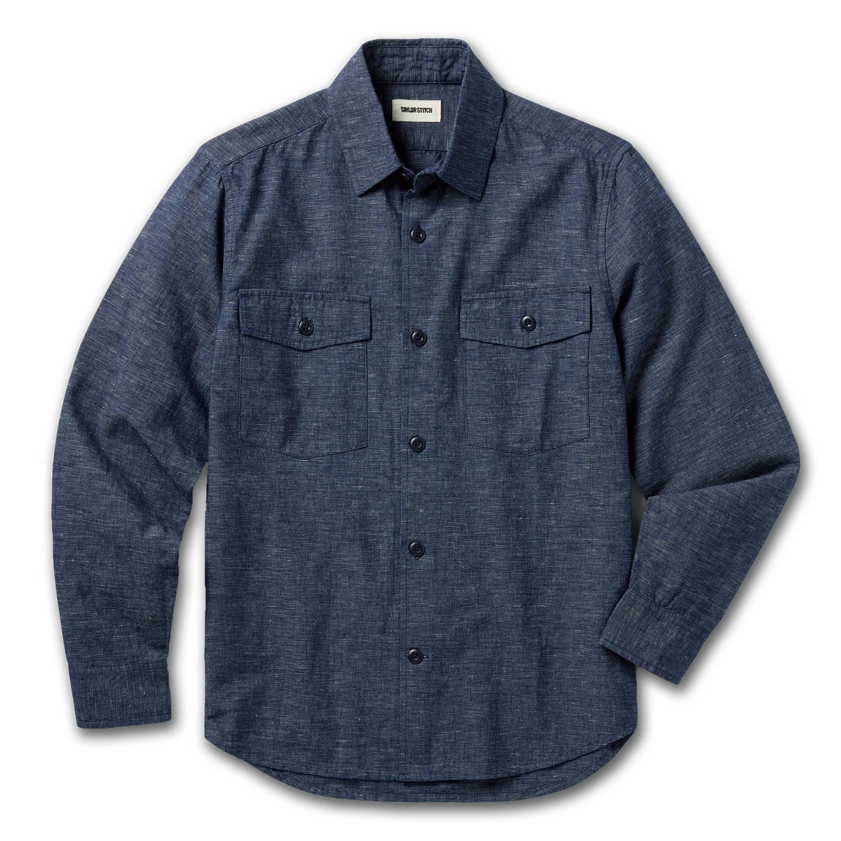 The Point Shirt in Indigo Slub