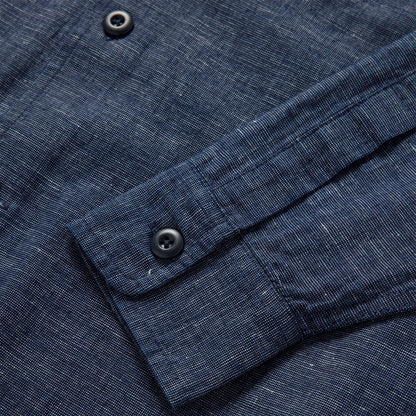 The Point Shirt in Indigo Slub