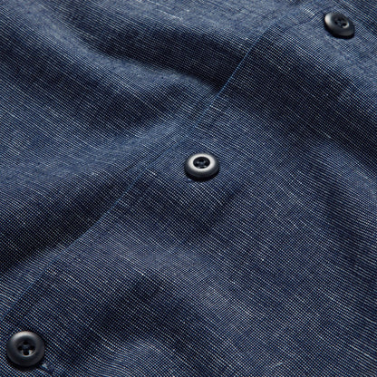 The Point Shirt in Indigo Slub