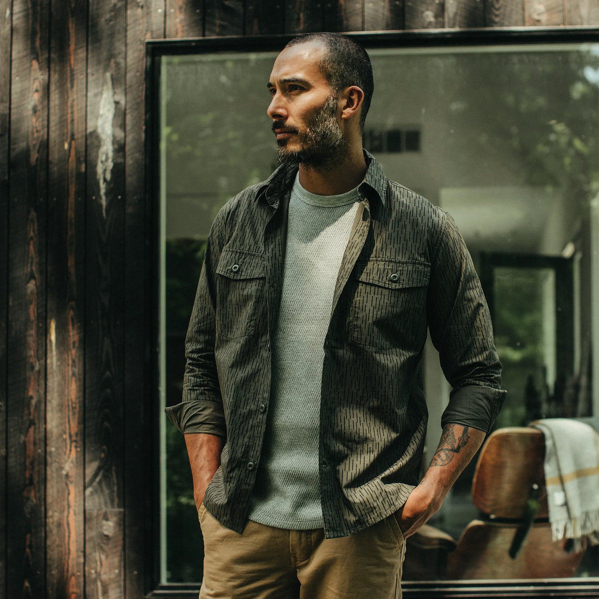 The Point Shirt in Rain Drop Camo
