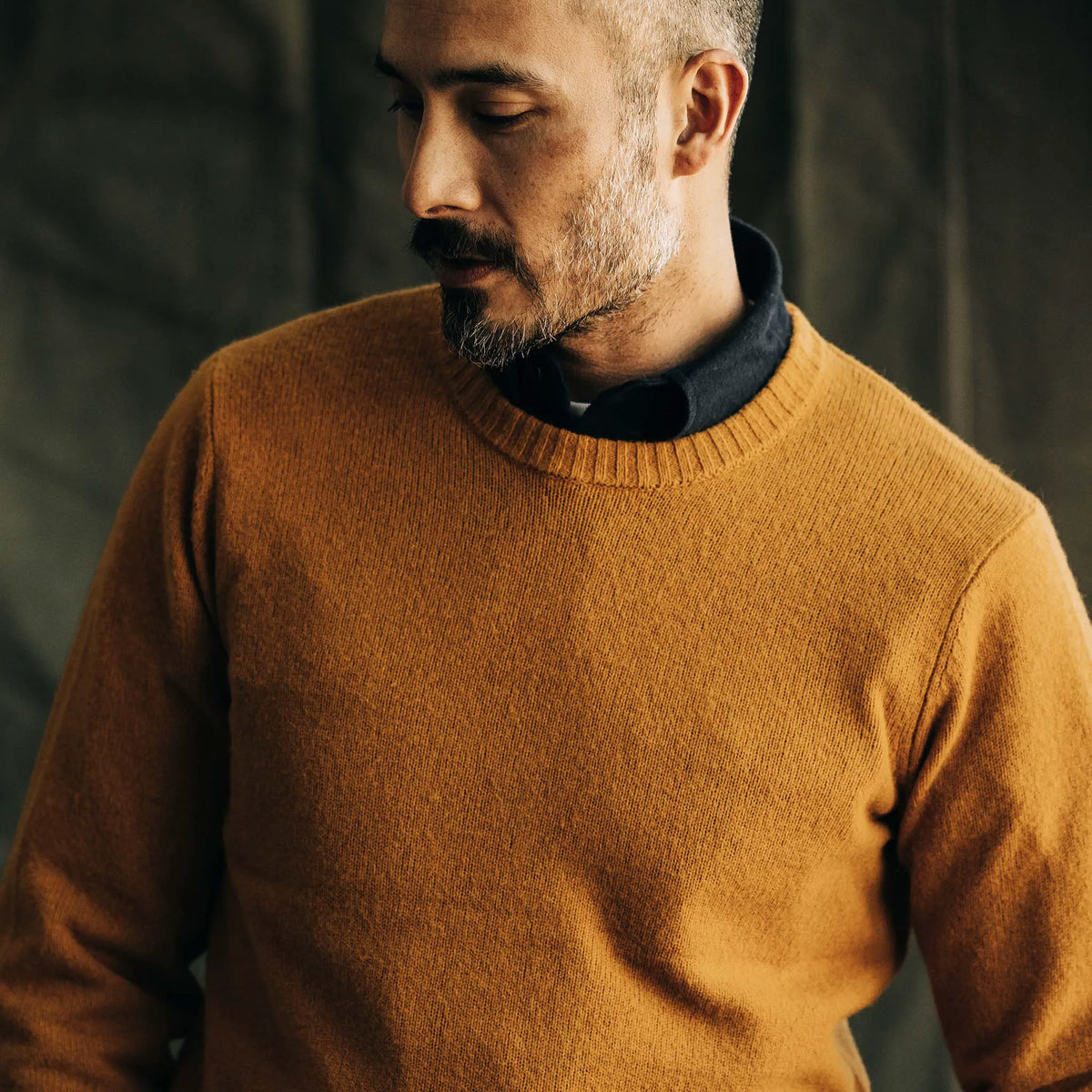 The Lodge Sweater in Gold