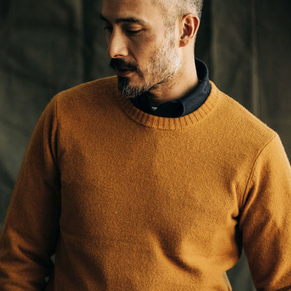 The Lodge Sweater in Gold