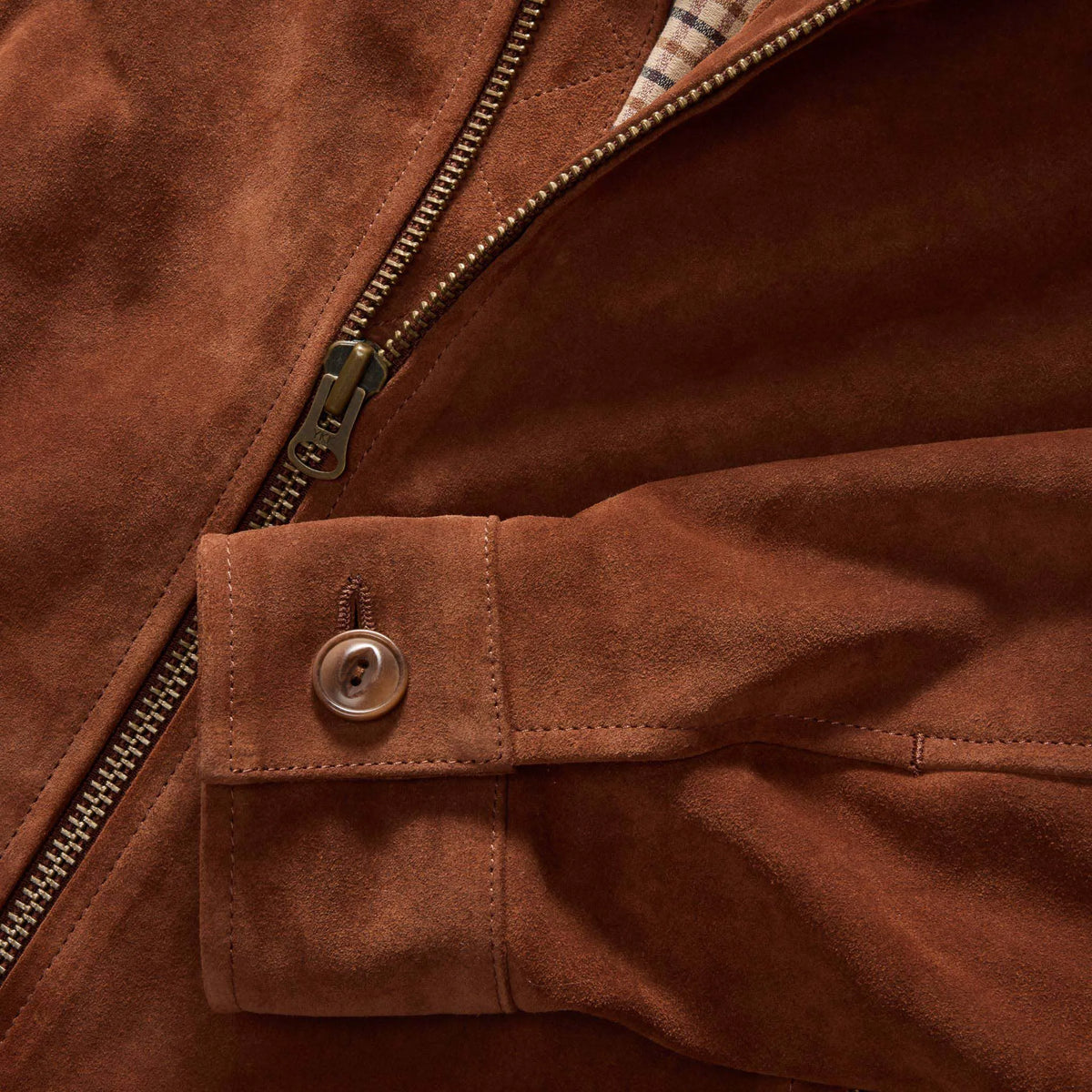 The Wyatt Jacket in Chocolate Suede