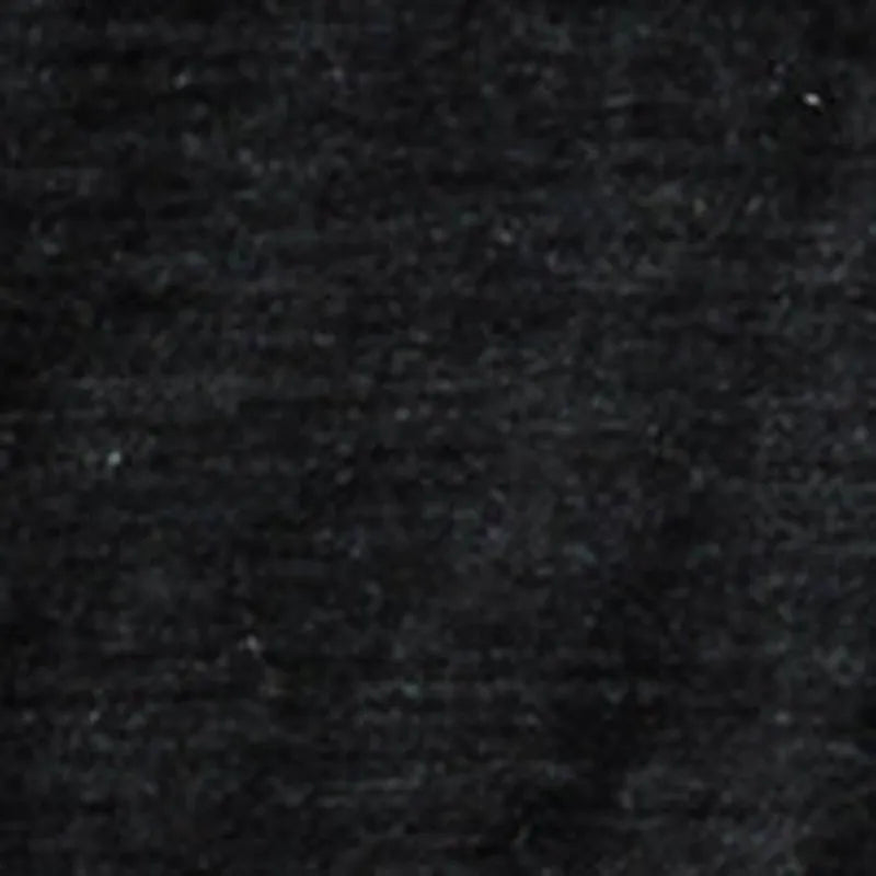 The Merino Polo in Heather Black
