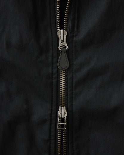 The Insulated Bomber Jacket in Coal Dry Wax