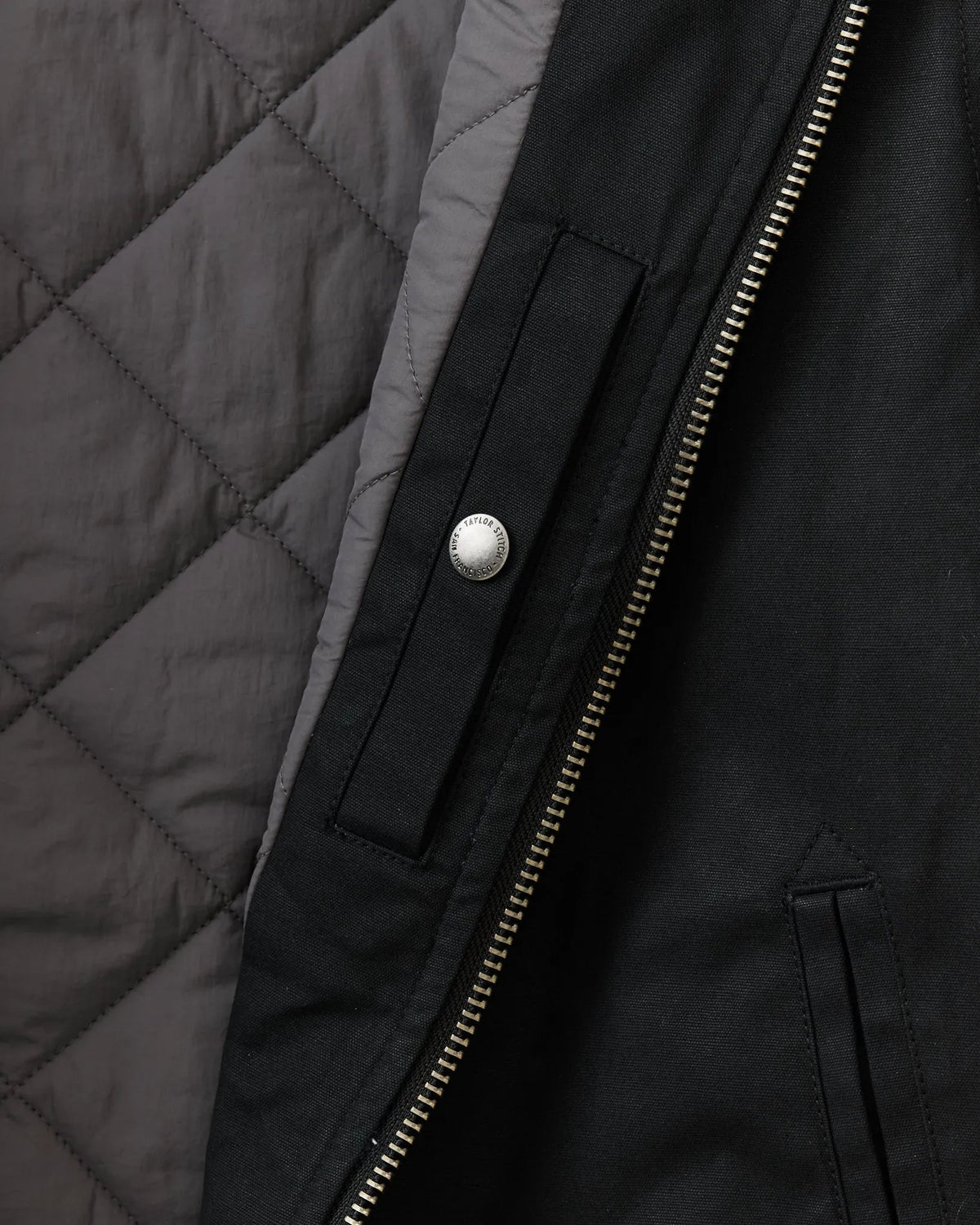 The Insulated Bomber Jacket in Coal Dry Wax