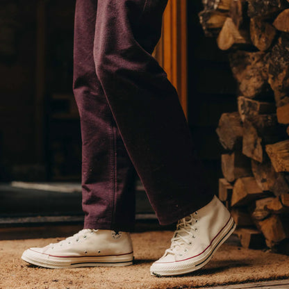 The Breakwater Pant in Nutmeg Donegal