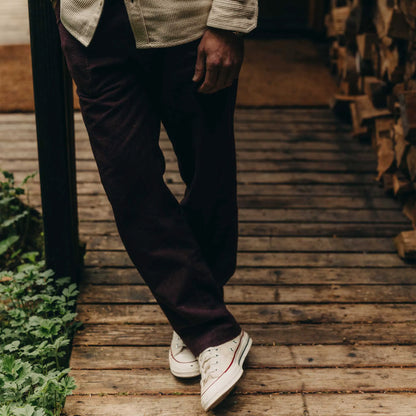 The Breakwater Pant in Nutmeg Donegal