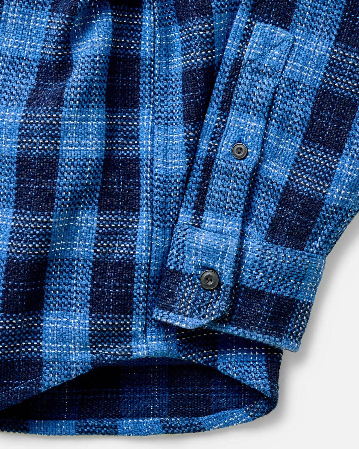 The Division Shirt in Rinsed Indigo Plaid