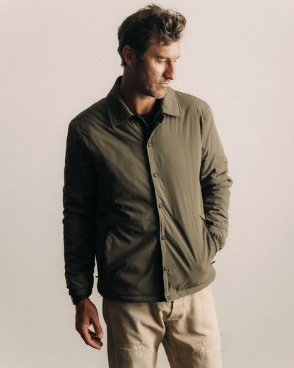 The Ridgeline Overshirt in Fatigue Olive