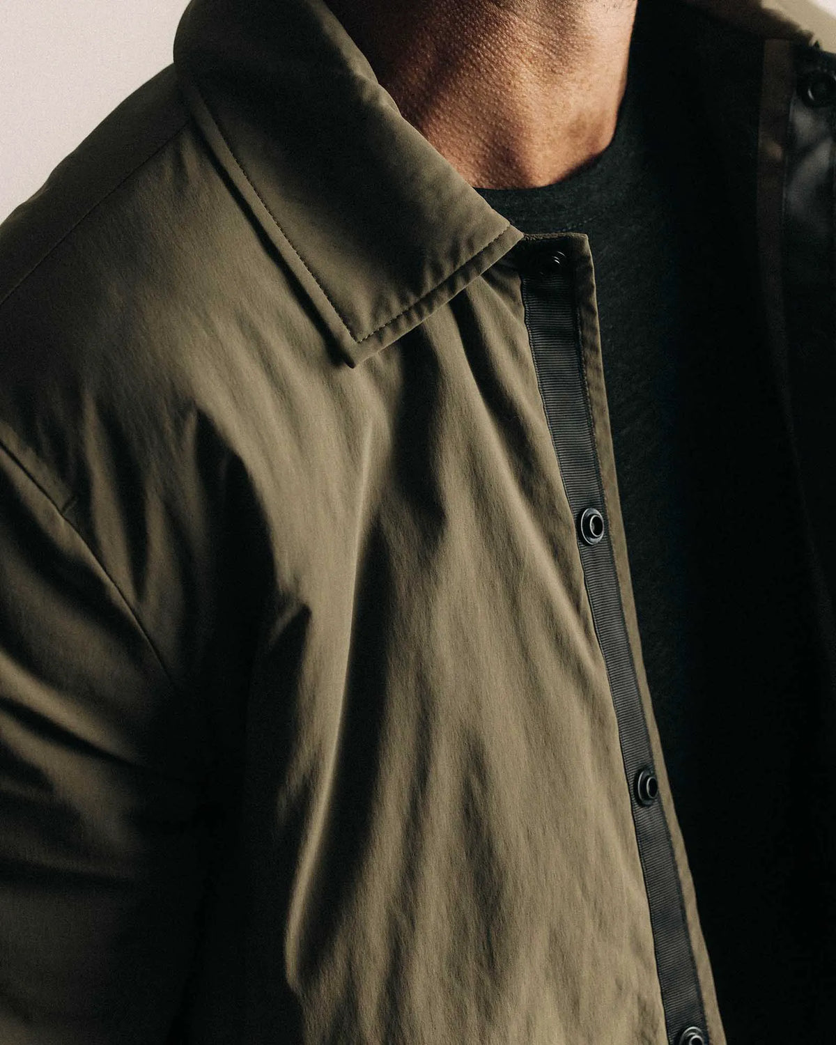 The Ridgeline Overshirt in Fatigue Olive