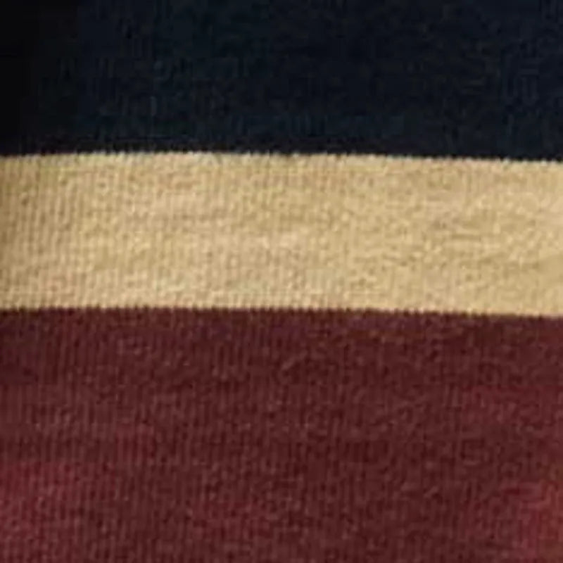The Rugby Shirt in Dried Cherry Stripe