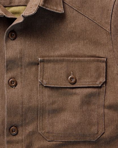 The Shop Shirt in Aged Penny Chipped Canvas
