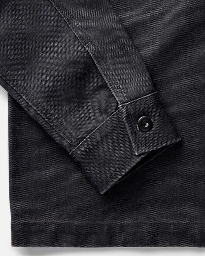 The Shop Shirt in Coal Chipped Canvas