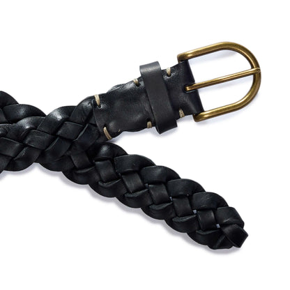 The Braided Belt in Black