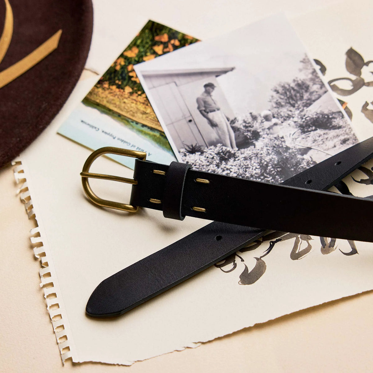 The Foundation Belt in Black