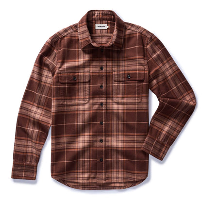 The Ledge Shirt in Chestnut Plaid