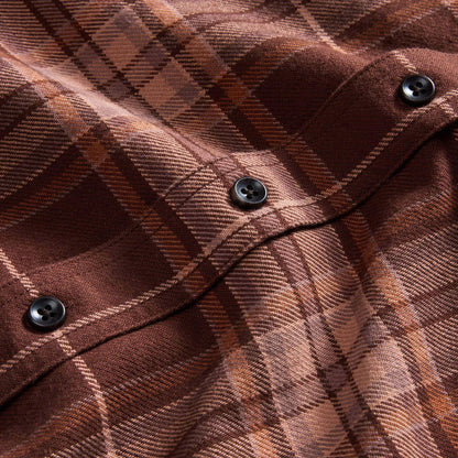 The Ledge Shirt in Chestnut Plaid