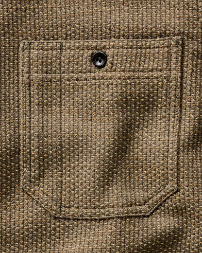 The Utility Shirt in Cypress Sashiko