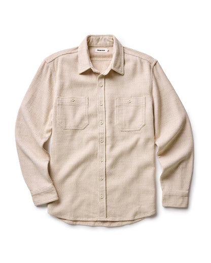 The Utility Shirt in Natural Sashiko