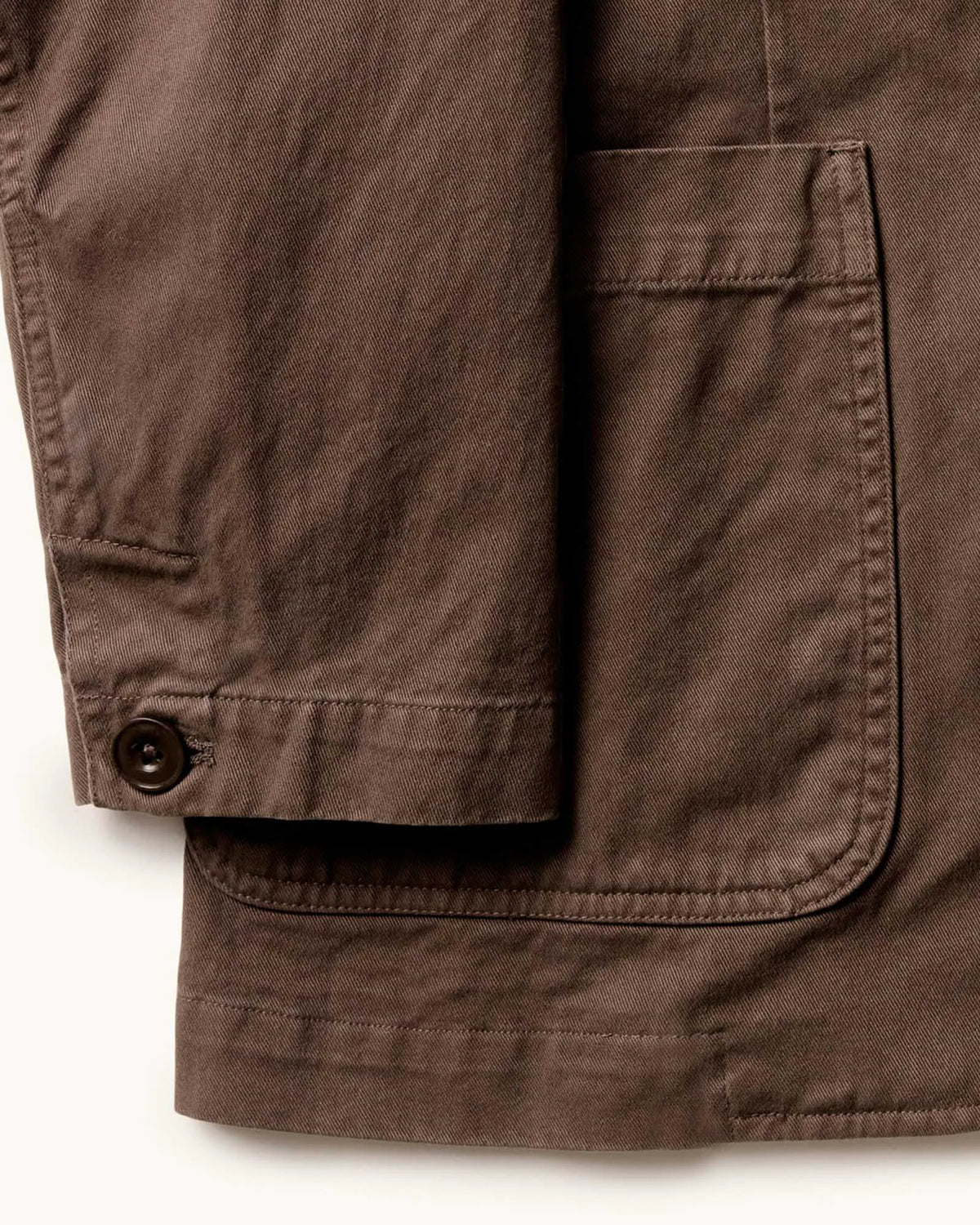 The Foundation Sportcoat in Organic Espresso Twill
