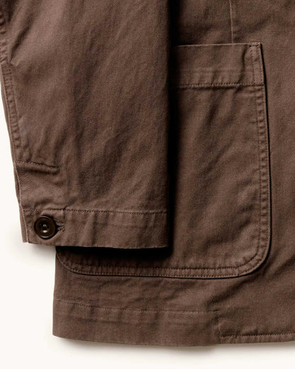 The Foundation Sportcoat in Organic Espresso Twill