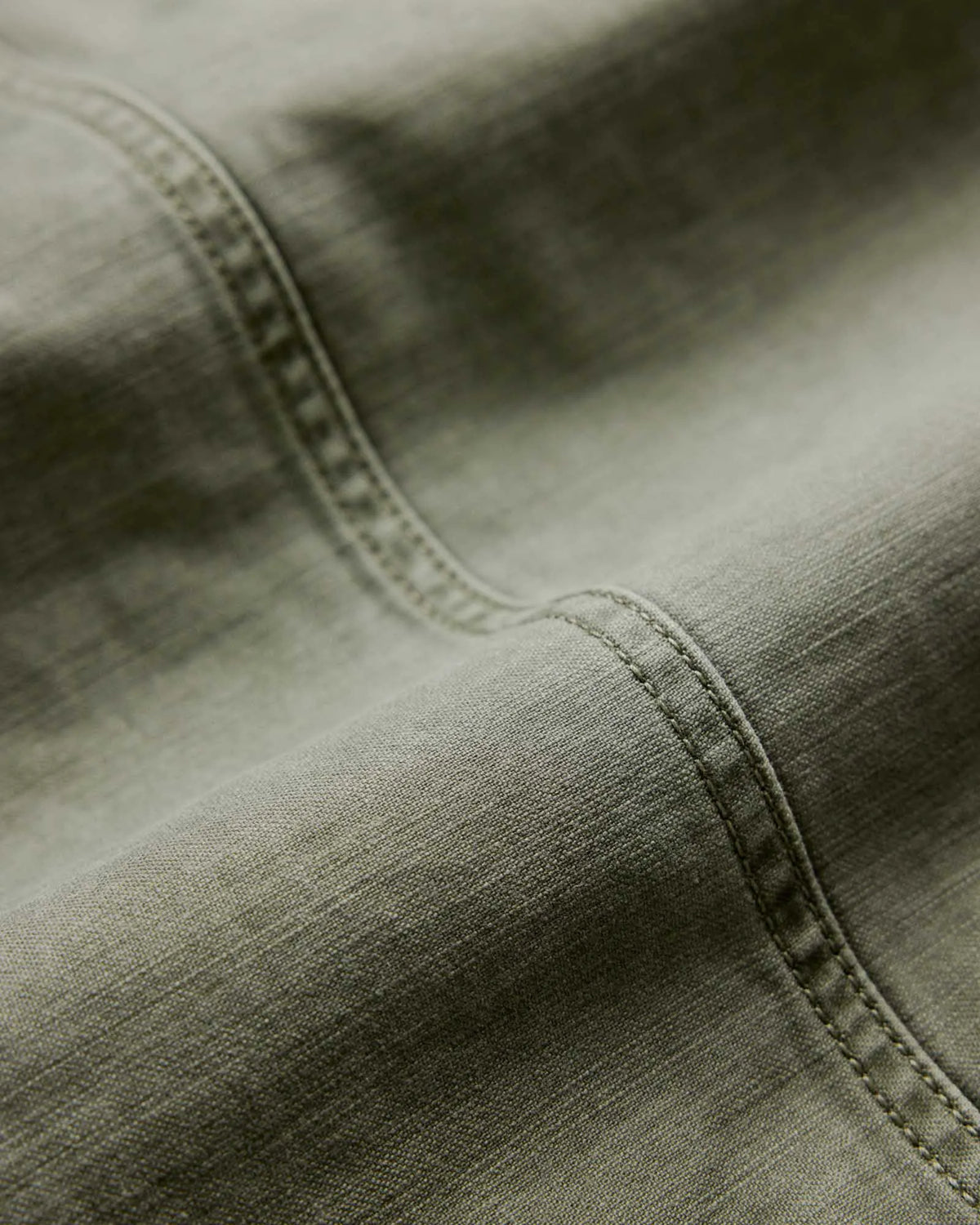 The Surplus Jacket in Field Olive Reverse Sateen