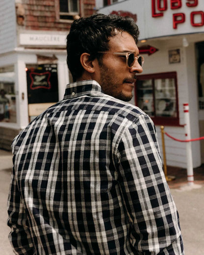 The Jack in Rinsed Indigo Plaid Oxford