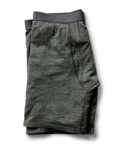 The Merino Boxer in Heather Army