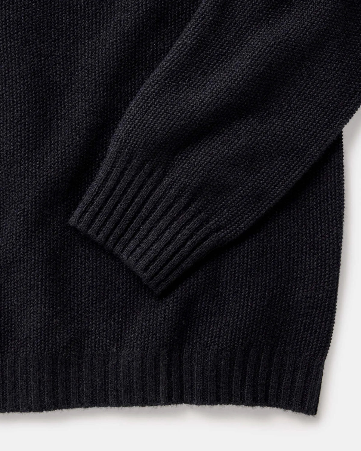 The Newton Sweater Polo in Midnight Merino